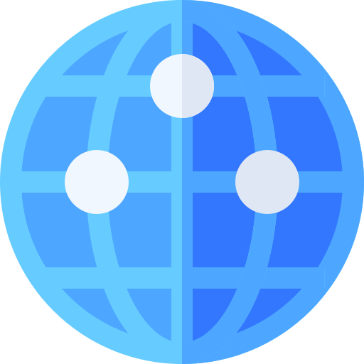 Świat Basic Straight Flat ikona