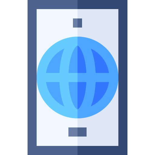スマートフォン Basic Straight Flat icon