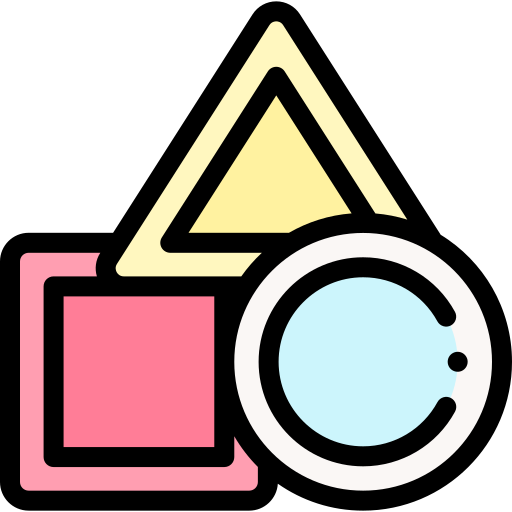 장난감 모양 Detailed Rounded Lineal color icon