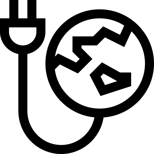 connessione Basic Straight Lineal icona