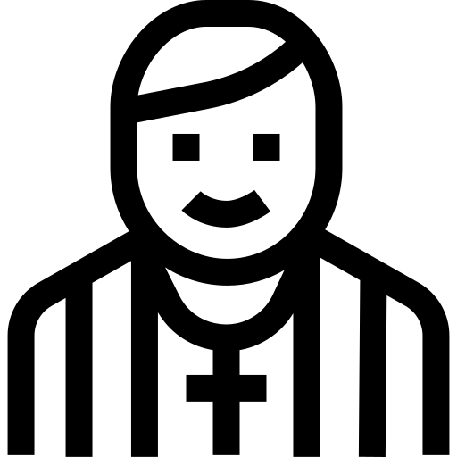 priester Basic Straight Lineal icoon