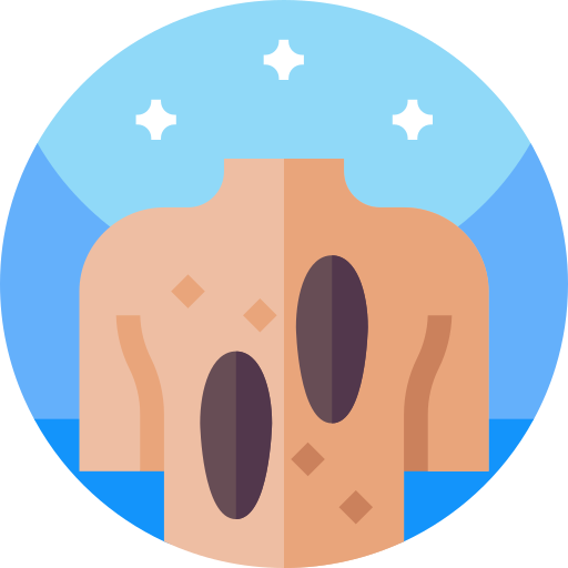 Leech therapy Geometric Flat Circular Flat icon