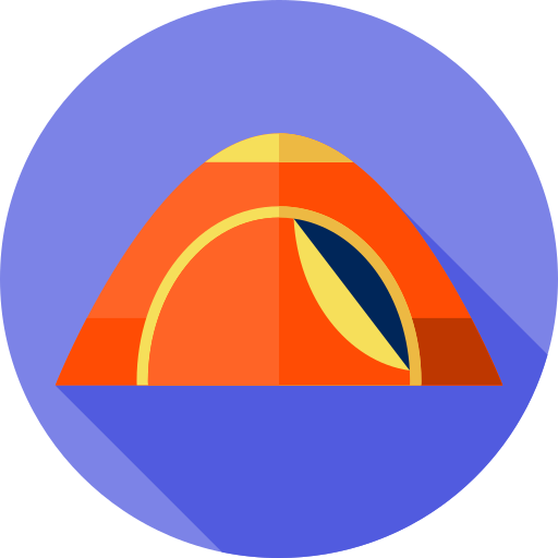 namiot Flat Circular Flat ikona