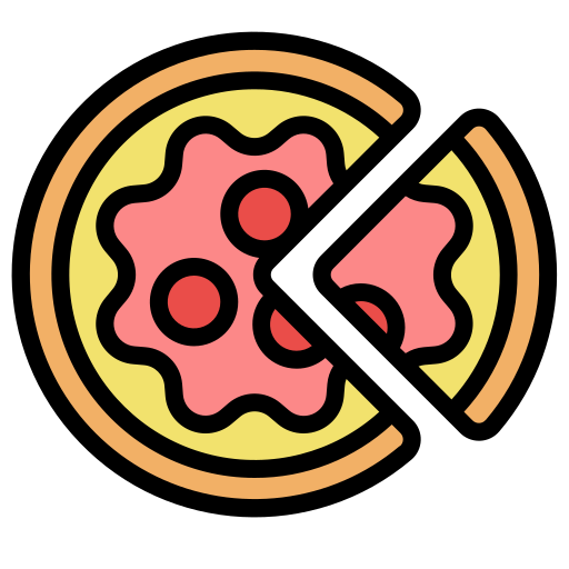 pizza Generic Outline Color icoon