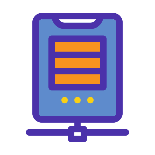 Server Generic Outline Color icon