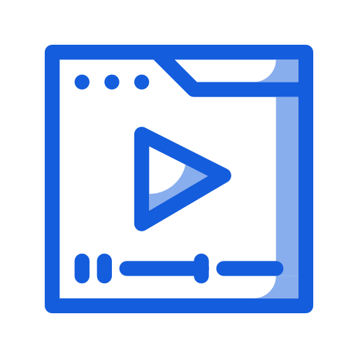 reproductor de video Generic Blue icono