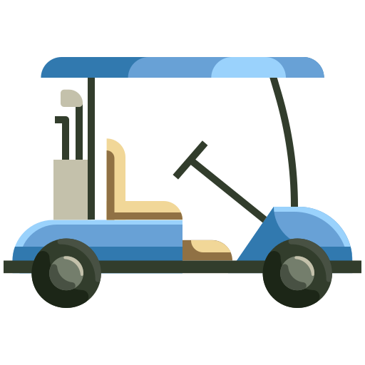 Машина для гольфа Generic Flat иконка