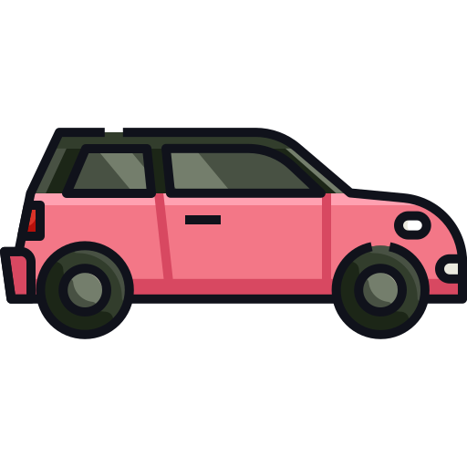 Car Generic Outline Color icon