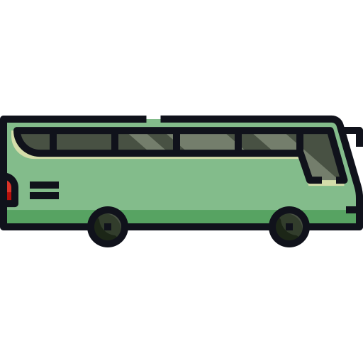autobus Generic Outline Color Icône