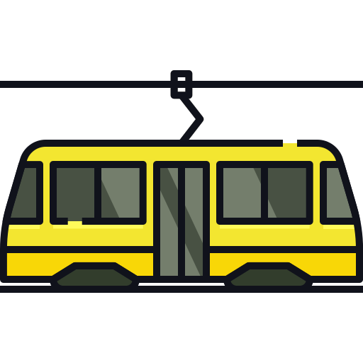 tramwajowy Generic Outline Color ikona