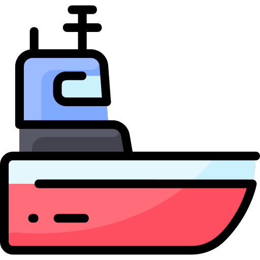 Корабль Vitaliy Gorbachev Lineal Color иконка