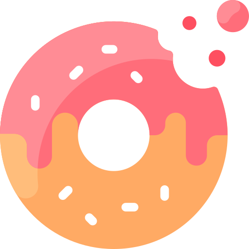 donut Vitaliy Gorbachev Flat icoon