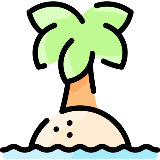 drzewo palmowe Vitaliy Gorbachev Lineal Color ikona