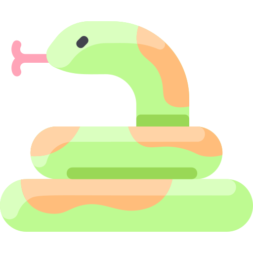 serpiente Vitaliy Gorbachev Flat icono