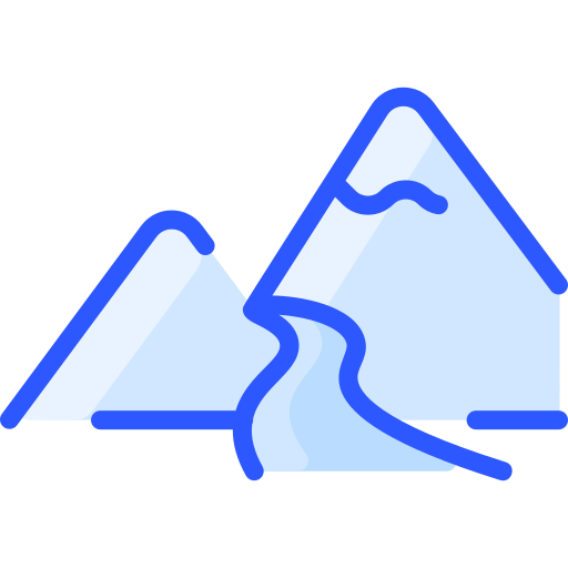 Mountain road Vitaliy Gorbachev Blue icon
