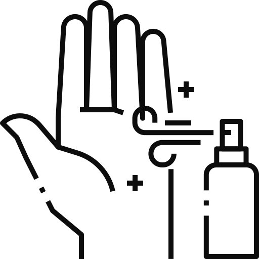 手指消毒剤 Generic Detailed Outline icon