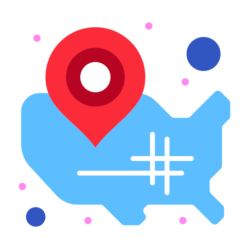 mapy i lokalizacja Flatart Icons Flat ikona