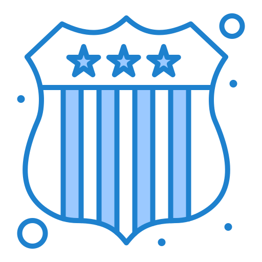 distintivo della polizia Generic Blue icona