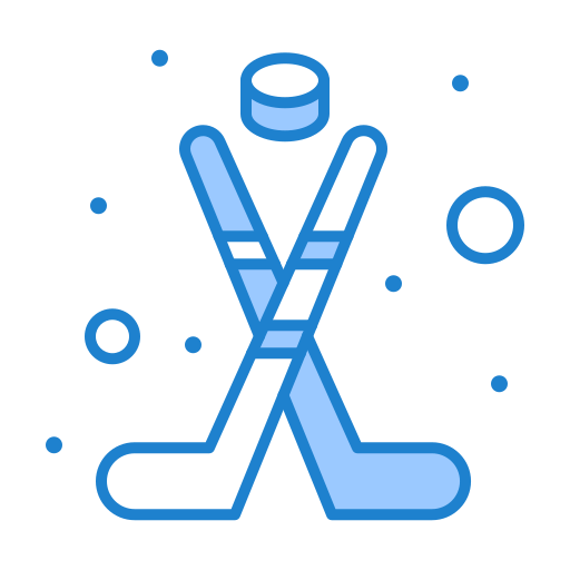 Ice hockey Generic Blue icon