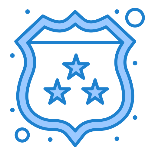 警察バッジ Generic Blue icon