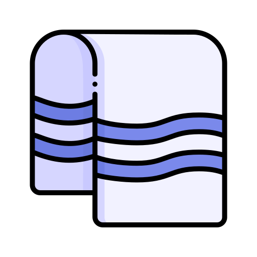 수건 Generic Outline Color icon