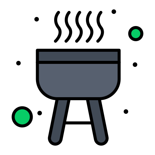 Bbq Flatart Icons Lineal Color icon