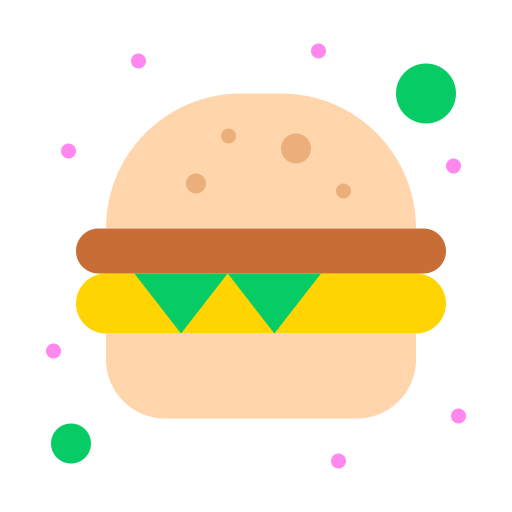 hamburger Flatart Icons Flat icona