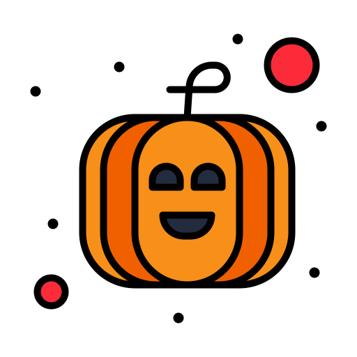 Pumpkin Flatart Icons Lineal Color icon