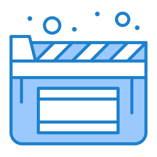 Cinema Generic Blue icon