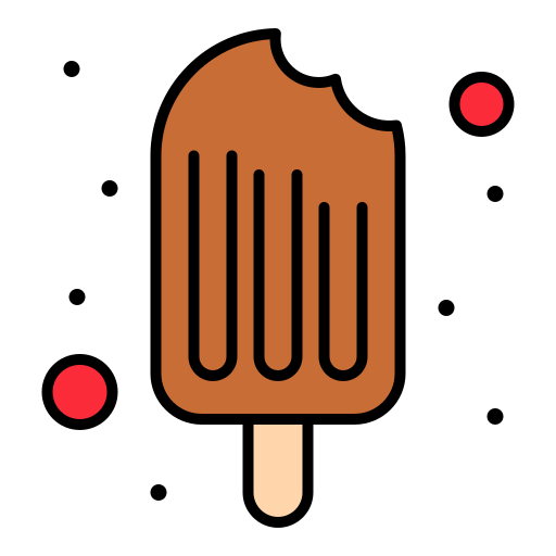 Ice cream Flatart Icons Lineal Color icon