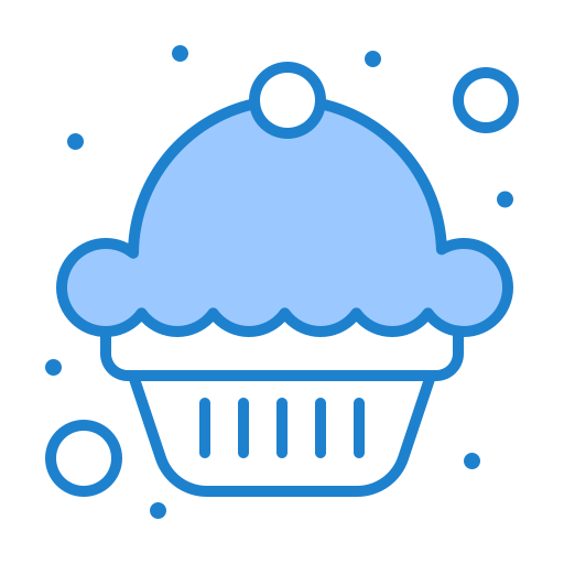 muffin Generic Blue icon