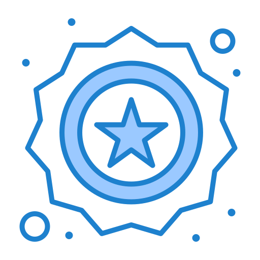 odznaka policyjna Generic Blue ikona