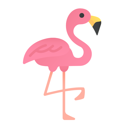flamingo Generic Flat Gradient Ícone