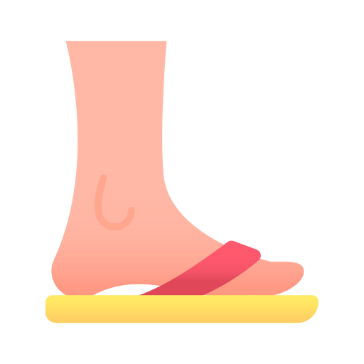 Домашняя обувь Generic Flat Gradient иконка