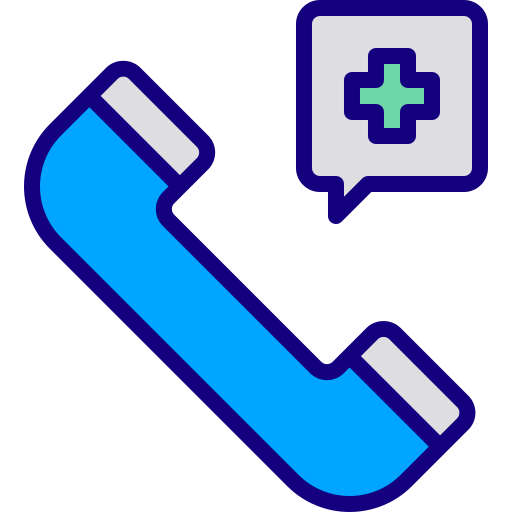 Emergency call Berkahicon Lineal Color icon