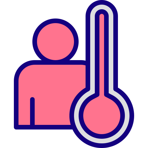 termómetro Berkahicon Lineal Color icono