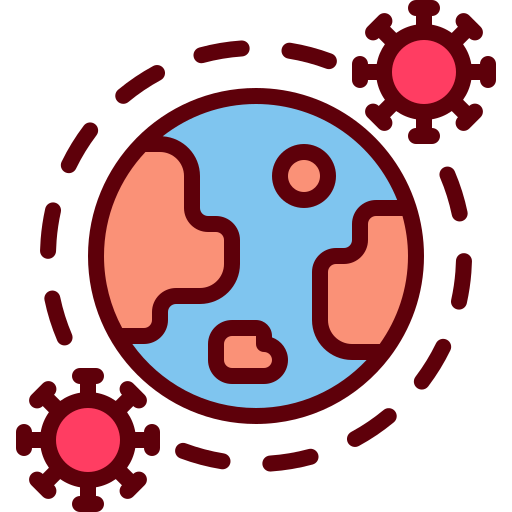 Пандемия Berkahicon Lineal Color иконка