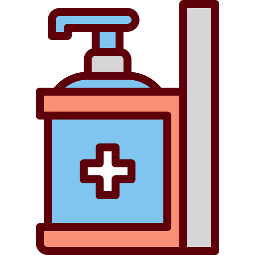 Hand sanitizer Berkahicon Lineal Color icon