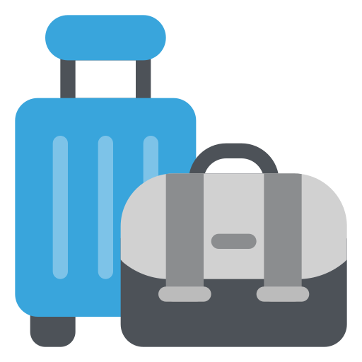 bagaglio da viaggio Generic Flat icona