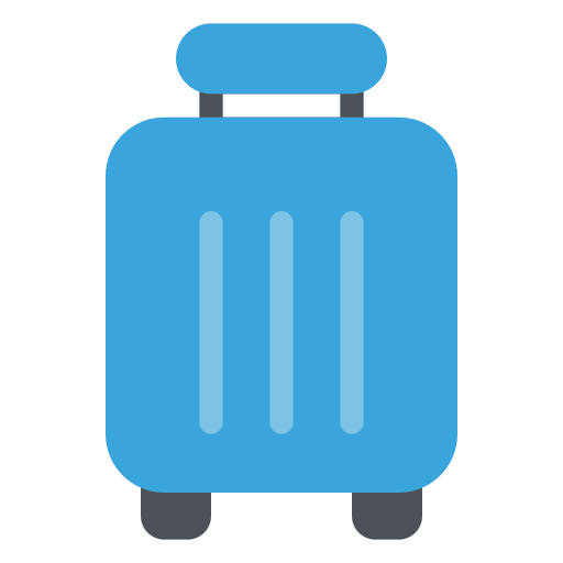 Travel luggage Generic Flat icon