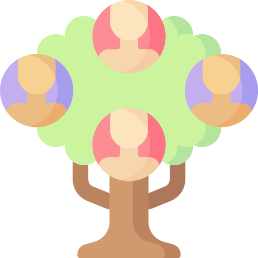 Árvore genealógica Special Flat Ícone