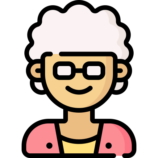 grootmoeder Special Lineal color icoon