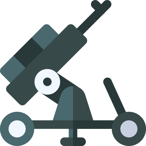 artiglieria Basic Rounded Flat icona