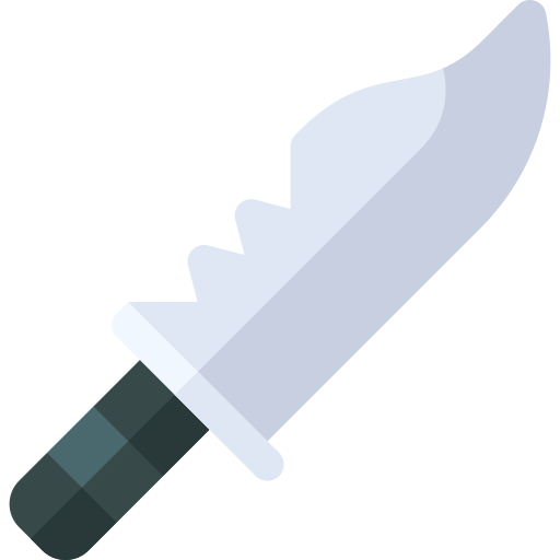 nóż Basic Rounded Flat ikona