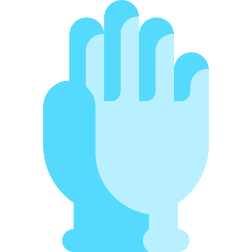 Резиновые перчатки Kawaii Flat иконка