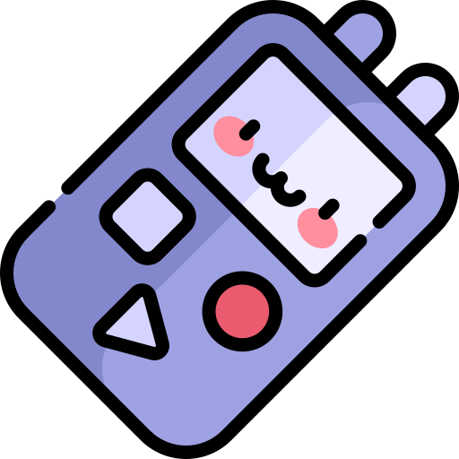Voice recording Kawaii Lineal color icon