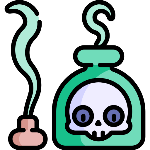 Poison Kawaii Lineal color icon