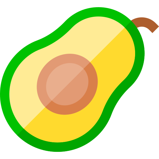 Авокадо Basic Straight Flat иконка