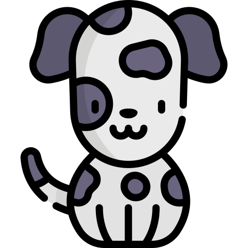 犬 Kawaii Lineal color icon