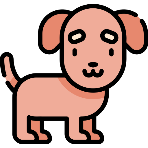 hund Kawaii Lineal color icon